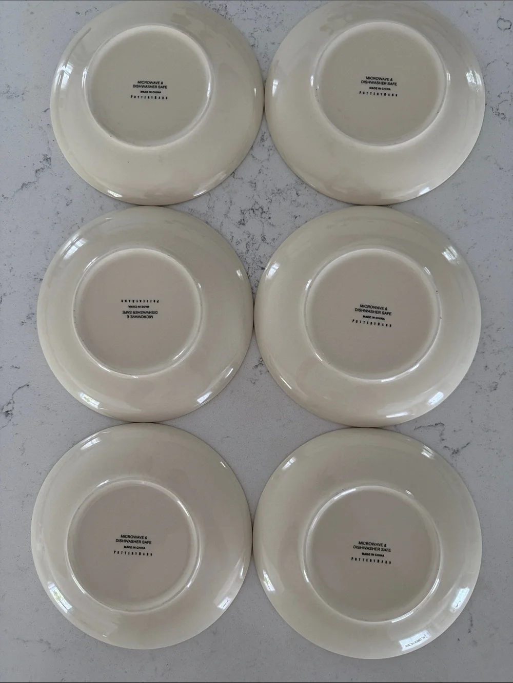 Pottery Barn set six
